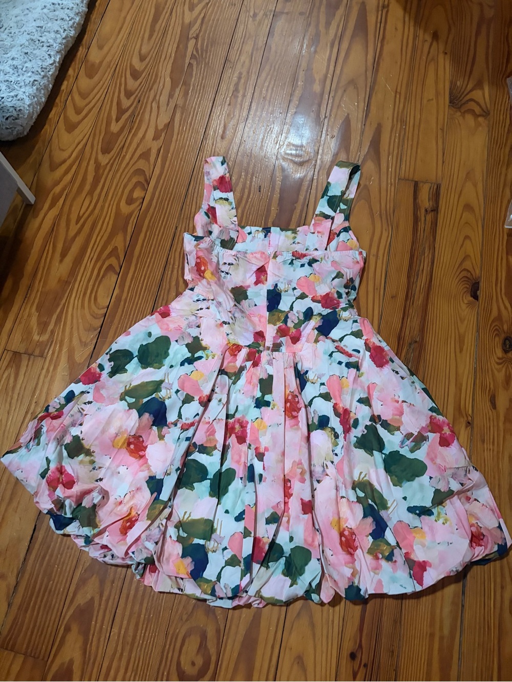 ๐ {Floral Multi-Color Mini Dress} - Picture 5 of 8